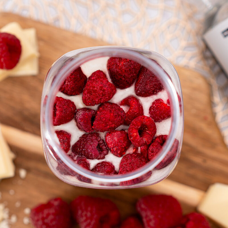 Crema Keto™ Chocolate Blanco y Frambuesa 250g