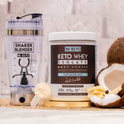 Proteína Keto con MCT – Coco y Chocolate Blanco 300g