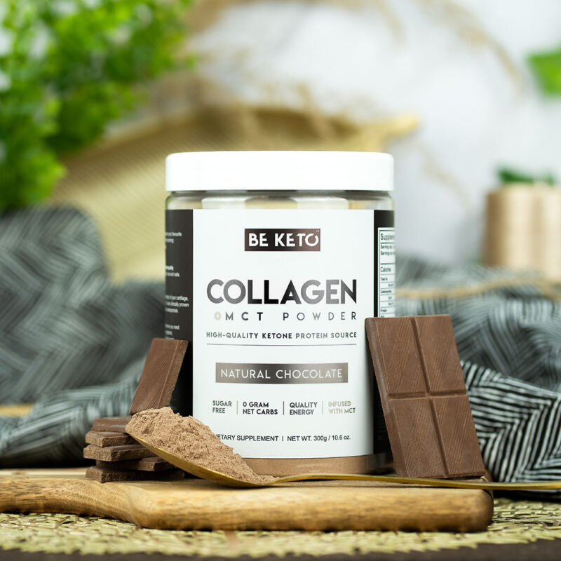 Colágeno Keto con MCT – Chocolate Natural 300g