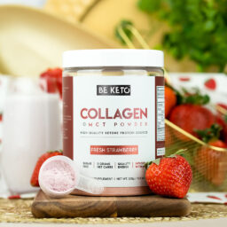 Colágeno Keto con MCT – Fresa Fresca 300g