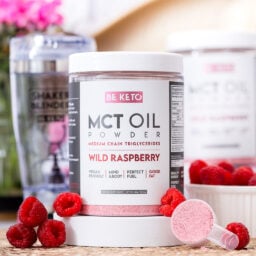 Aceite mct en polvo – frambuesa salvaje 300g