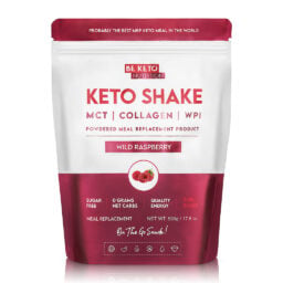 Diet keto shake wild raspberry 500g