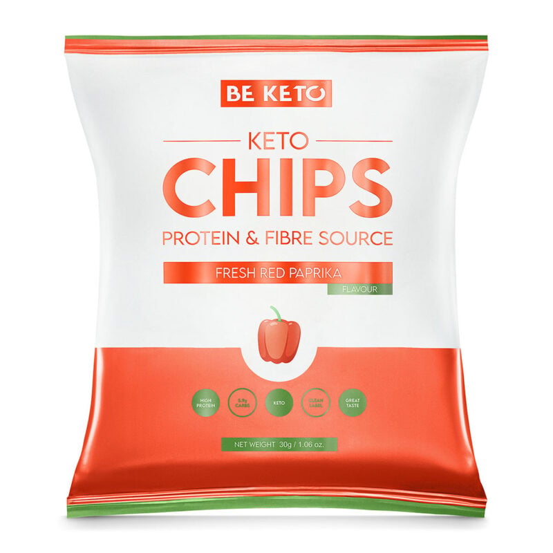 Keto chips - fresh red paprika 30g