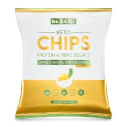 Keto chips swiss cheese french onion 30g