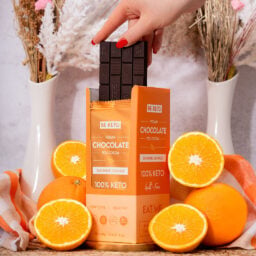 Chocolate keto vegano con mct – naranja solar 80g