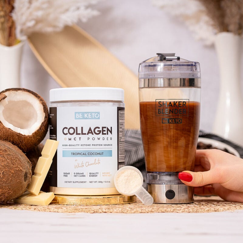 Colágeno keto con mct – coco y chocolate blanco 300g