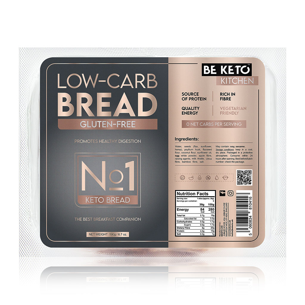 Pan Keto Sin Gluten 190g