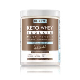 Keto whey isolate mct coconut white chocolate 300g
