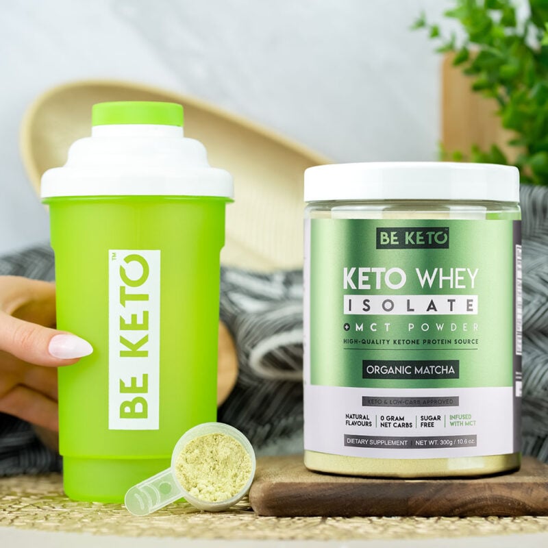 Proteína keto con mct – matcha 300g