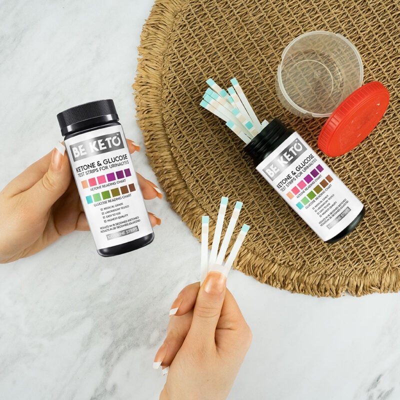 Ketone-glucose-test-strips