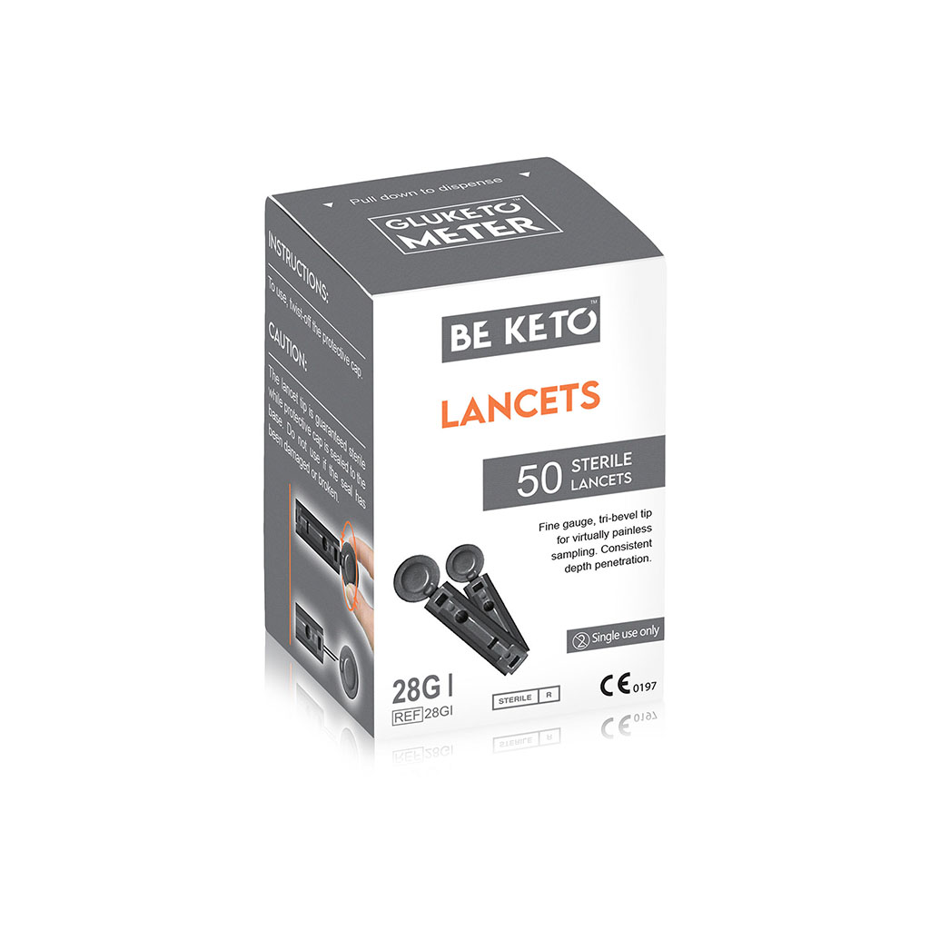 GluKeto Meter – Lancetas Estériles 50uds.