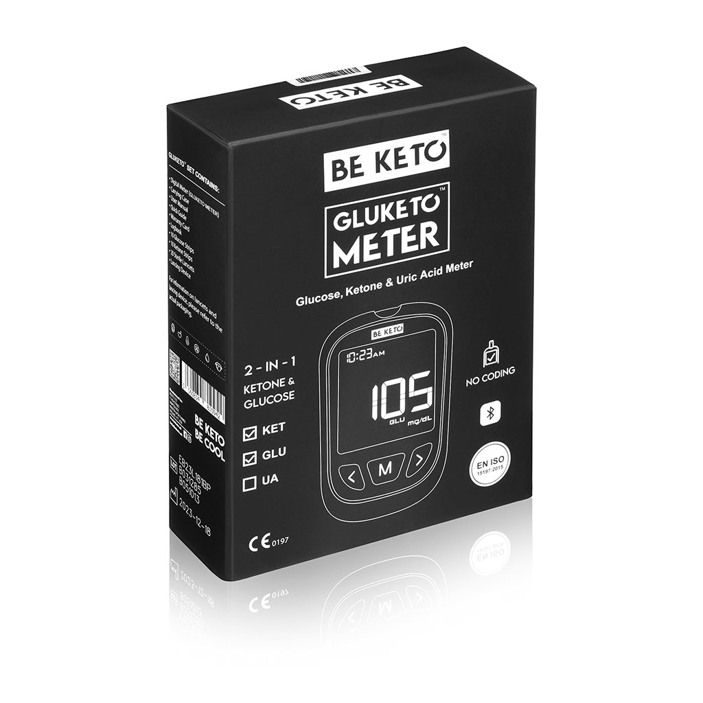 GluKeto Meter – Medidor de Glucosa y Cetonas (Kit de Inicio)