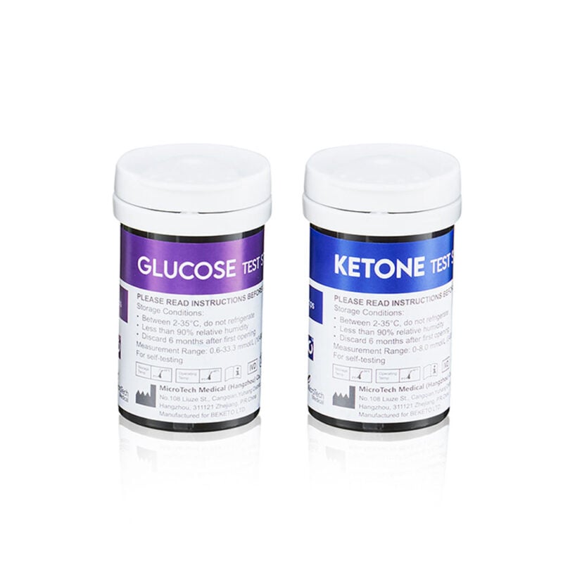 Gluketo meter – medidor de glucosa y cetonas (kit de inicio)