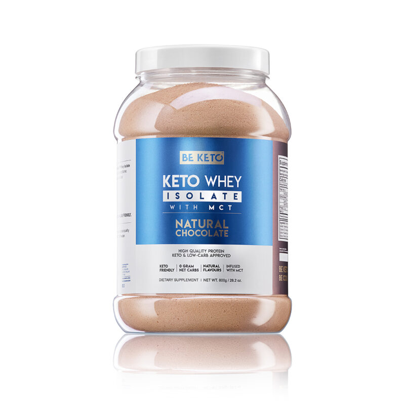 Proteína Keto con MCT – Chocolate Natural 800g