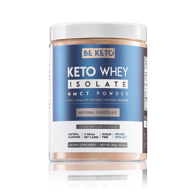Proteína Keto con MCT – Chocolate Natural 300g