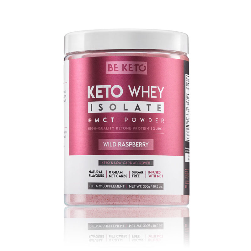 Proteína Keto con MCT – Frambuesa Silvestre 300g