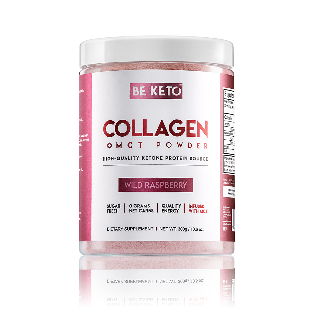 Colágeno Keto con MCT – Frambuesa Silvestre 300g