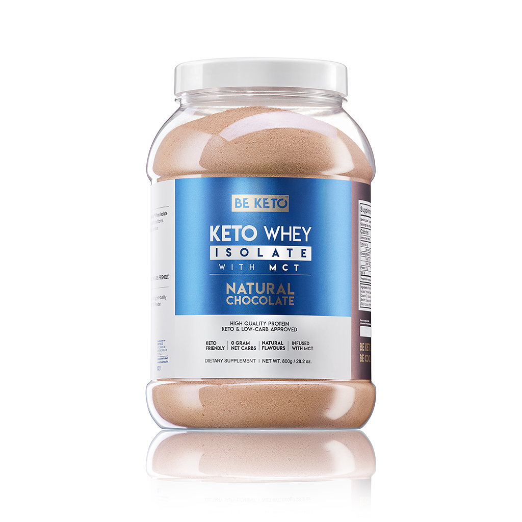 Proteína Keto con MCT – Chocolate Natural 800g