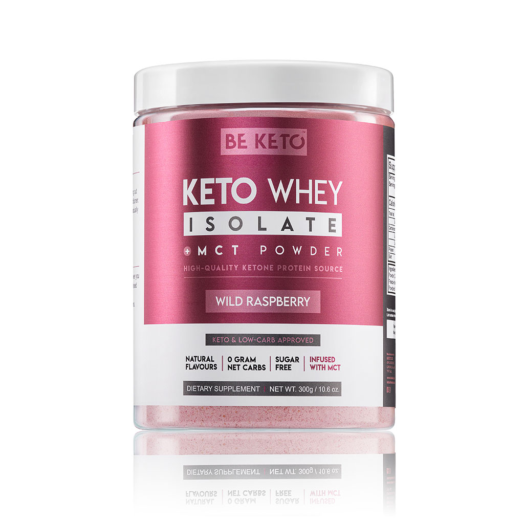 Proteína Keto con MCT – Frambuesa Silvestre 300g