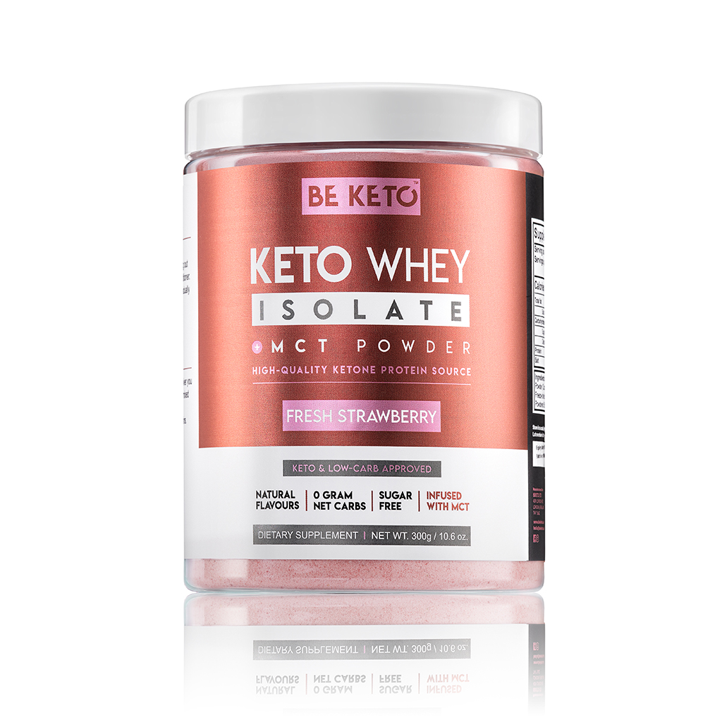 Proteína Keto con MCT – Fresa Fresca 300g