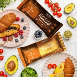 Croissant Bajo en Carbohidratos con Relleno de Chocolate 50g