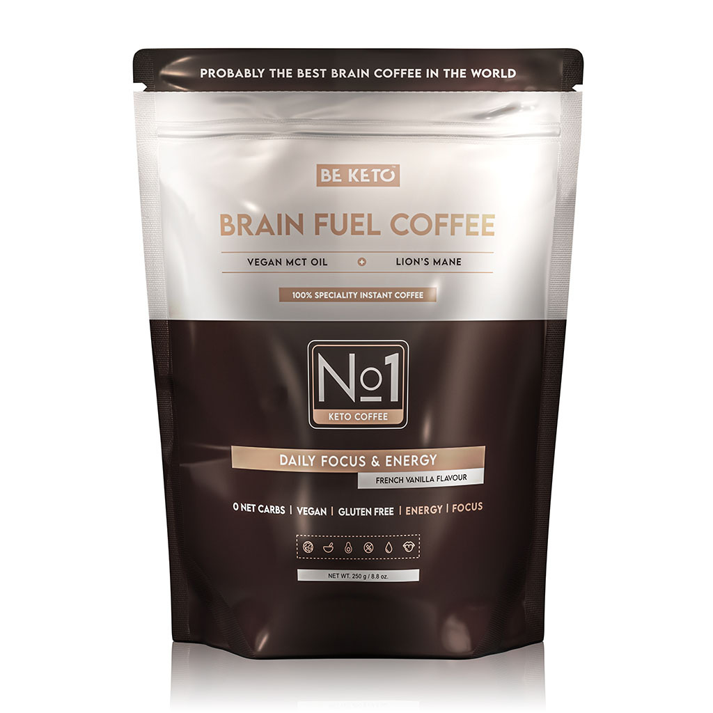 Café con Adaptógenos – Brain Fuel (MCT y Lion's Mane) – Vainilla Francesa 250g