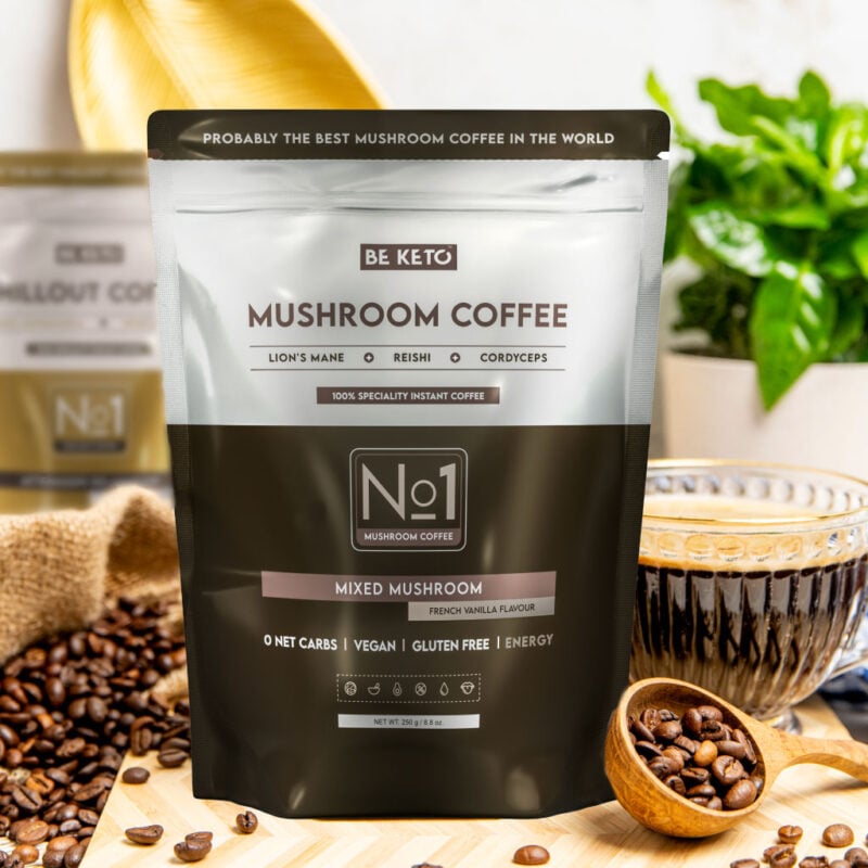 Café con Adaptógenos – Mushroom (Lion's Mane, Cordyceps y Reishi) – Vainilla Francesa 250g Café con adaptógenos – mushroom (lion's mane, cordyceps y reishi) – vainilla francesa 250g