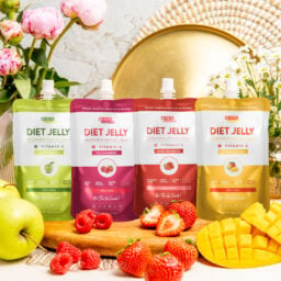 Gelatina dietética konjac & vitaminas – frambuesa silvestre 150g