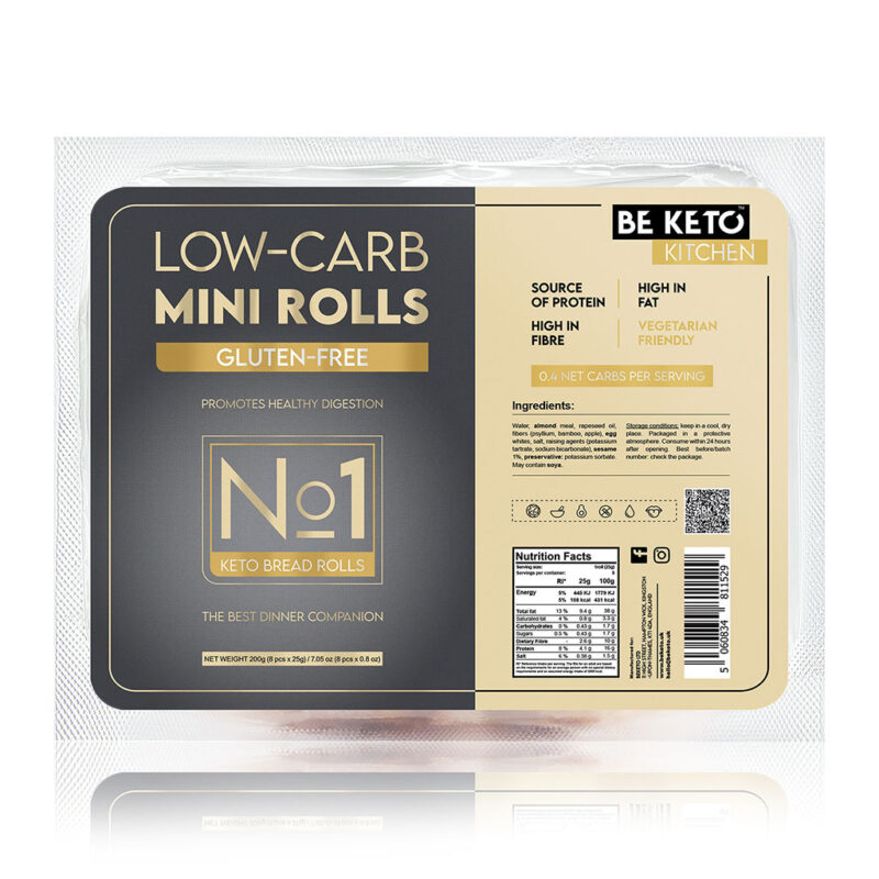 Panecillos Keto Sin Gluten 8x25g