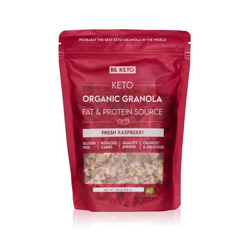 Granola keto bio – frambuesa fresca 250g