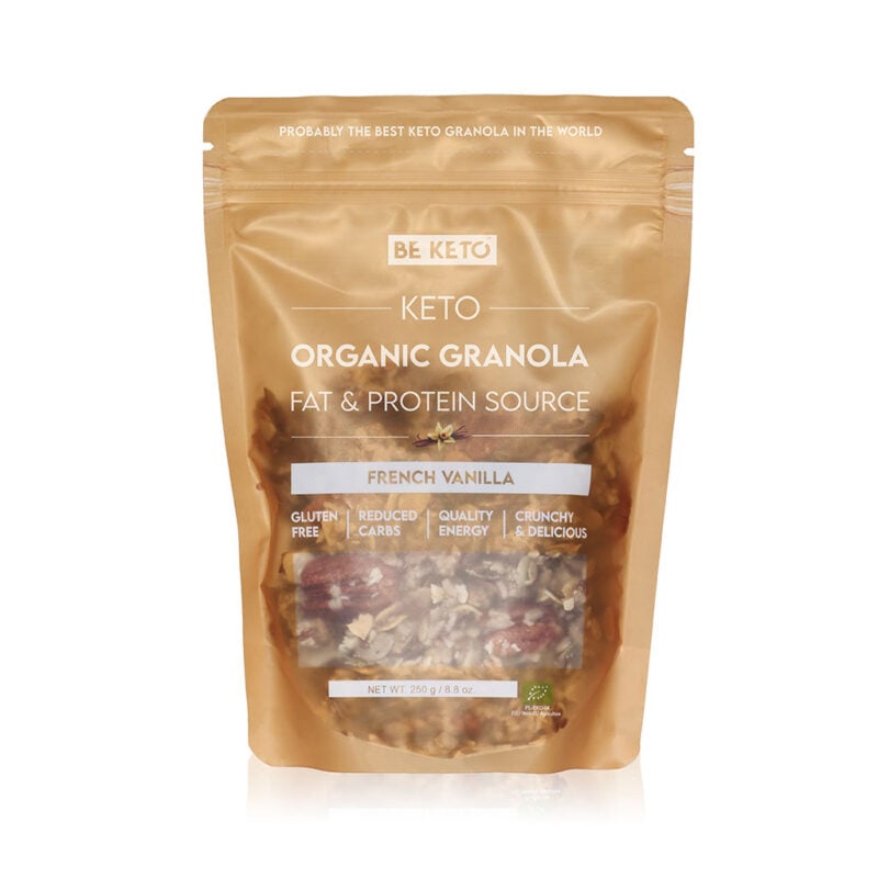 Granola Keto BIO – Cacao y Chocolate 250g Granola keto bio – vainilla francesa 250g
