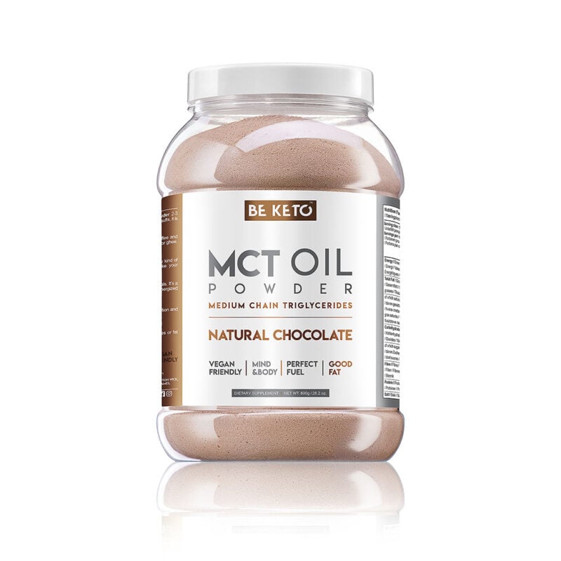 Aceite mct en polvo – chocolate natural 800g