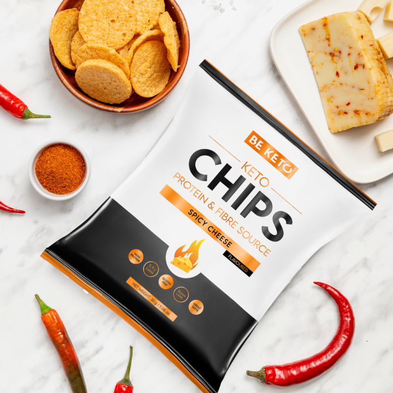 Chips Keto – Queso Picante 30g