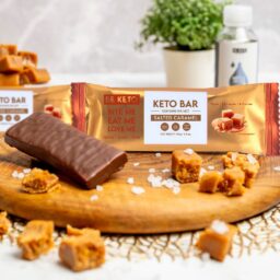 Barrita Keto – Caramelo Salado con Chocolate 40g