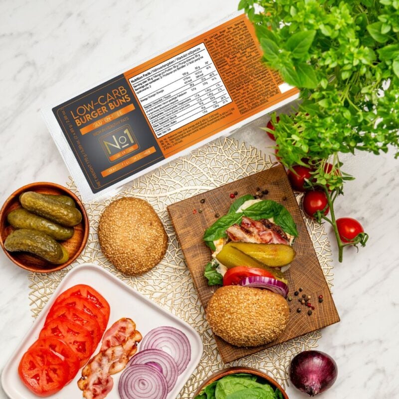 Panes para hamburguesa keto 2x85g