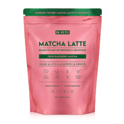 Matcha Latte (Aceite MCT C8 & Colágeno & Ghee) – Frambuesa Fresca 250g