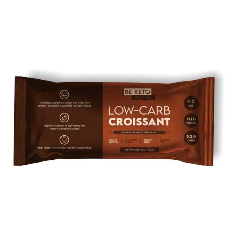 Croissant bajo en carbohidratos doble chocolate 50g