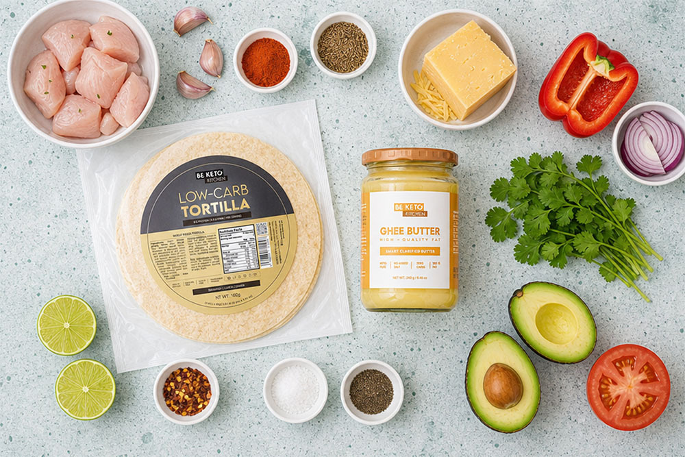 Keto quesadilla ingr