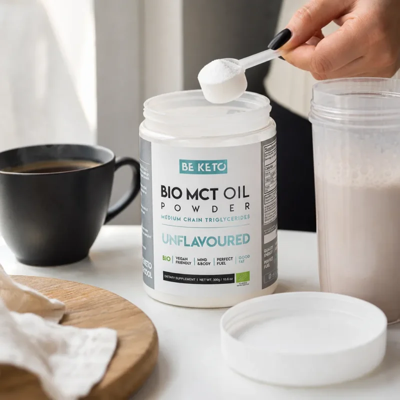 Aceite mct bio en polvo – sin sabor 300g