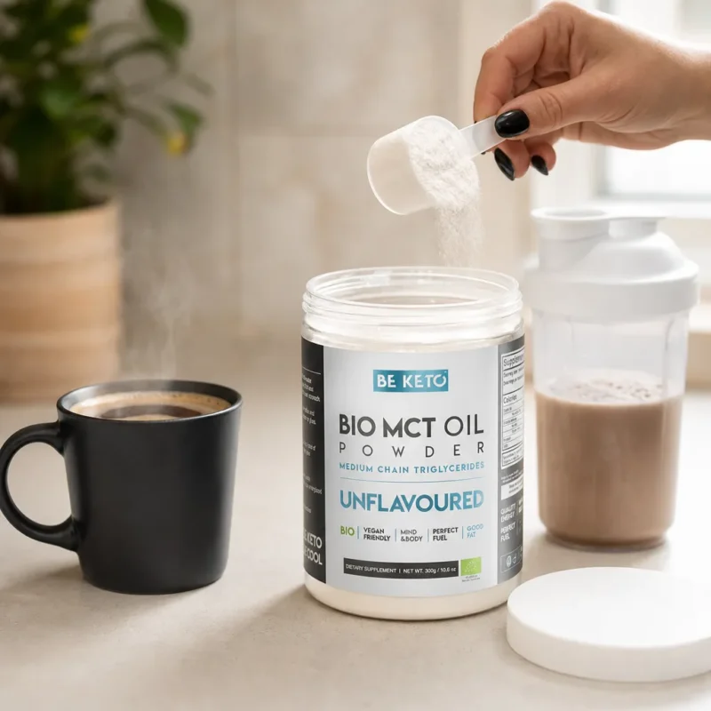 Aceite mct bio en polvo – sin sabor 300g
