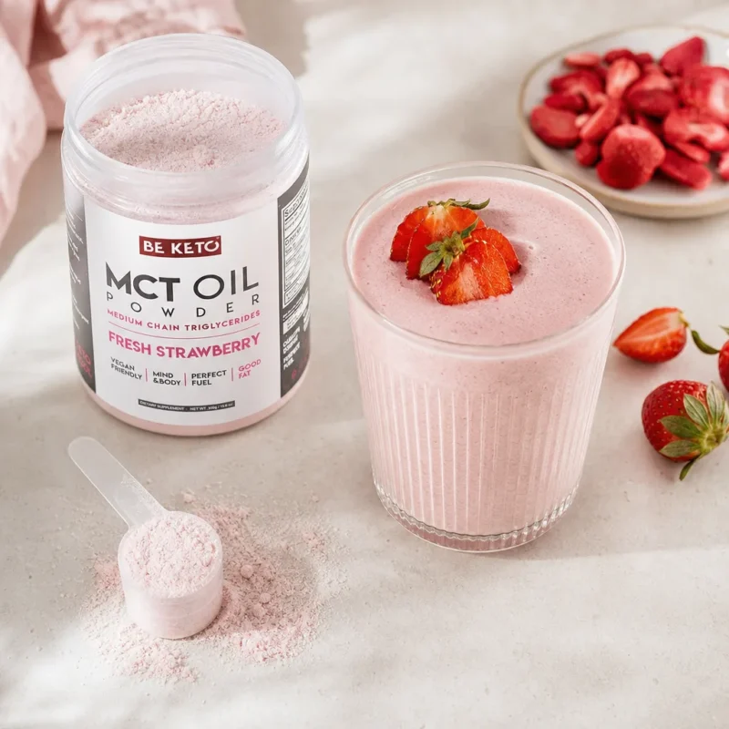 Aceite mct en polvo – fresa fresca 300g