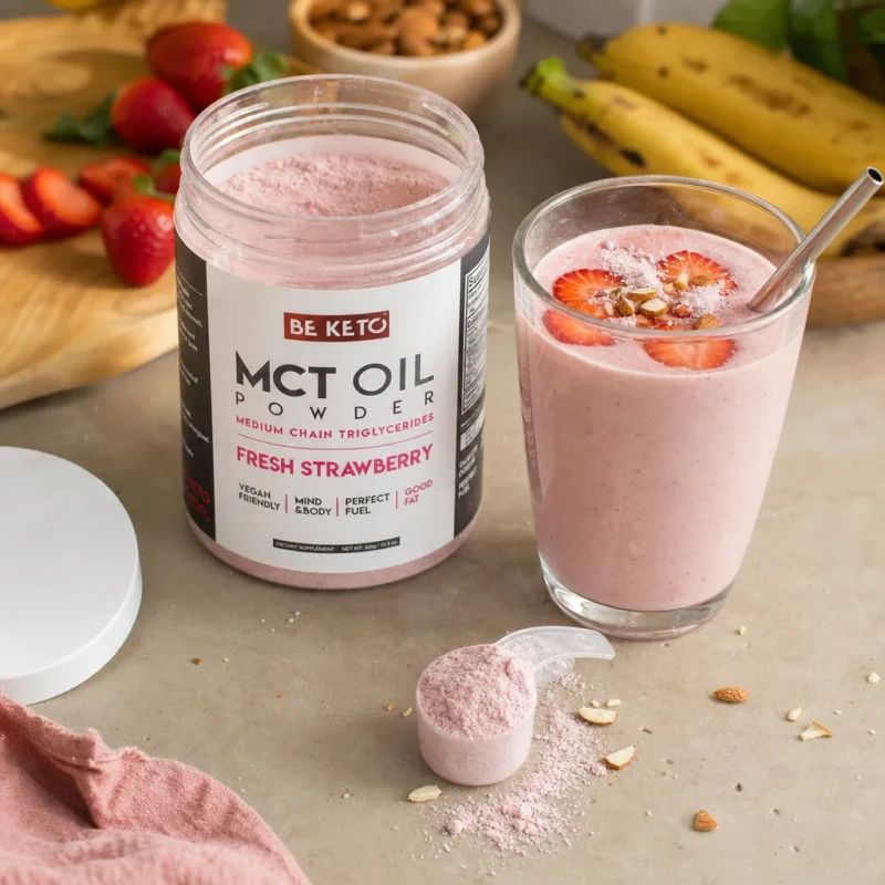 Aceite mct en polvo – fresa fresca 300g