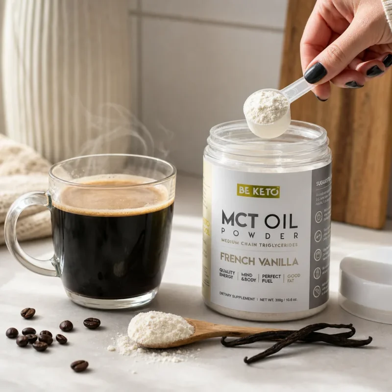 Aceite mct en polvo – vainilla francesa 300g