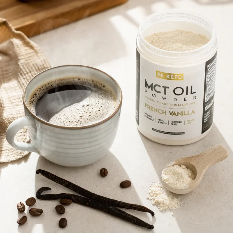 Aceite mct en polvo – vainilla francesa 300g