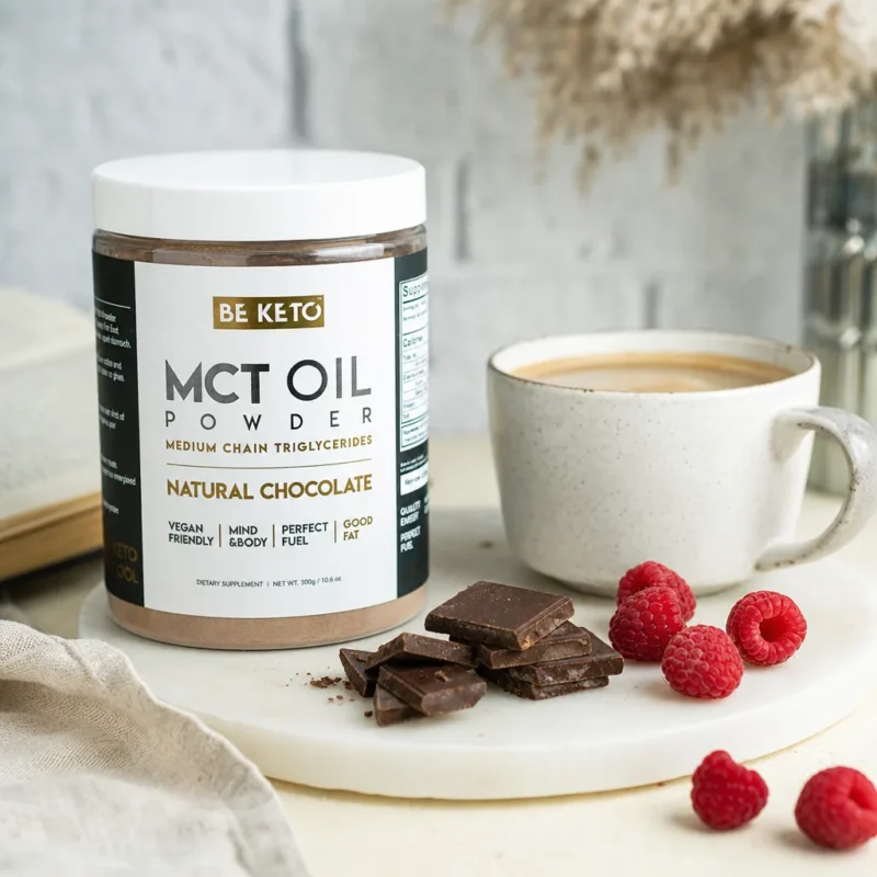 Aceite mct en polvo – chocolate natural 300g