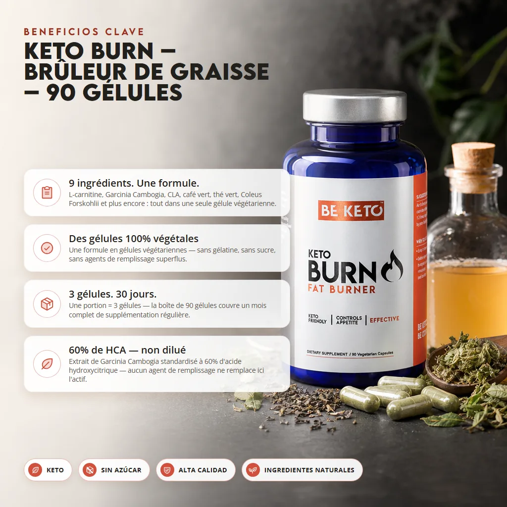 Quema Grasa Keto Burn – 90 cápsulas