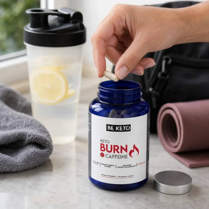 Quema grasa keto burn con cafeína – 180 cápsulas