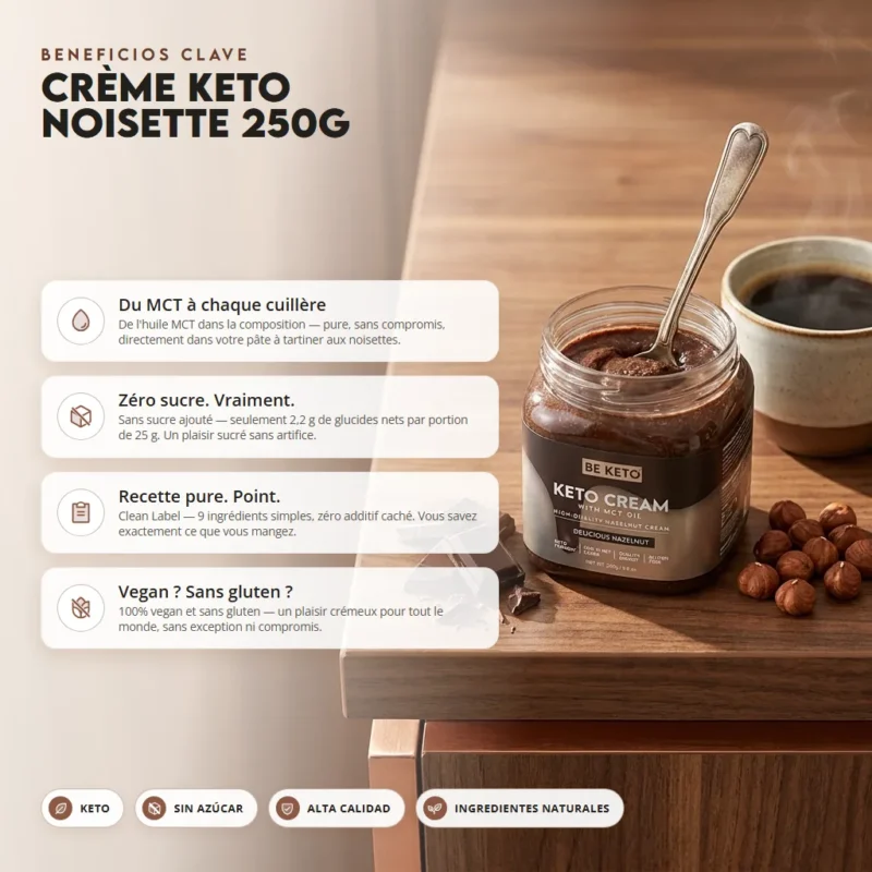 Crema keto™ avellana 250g