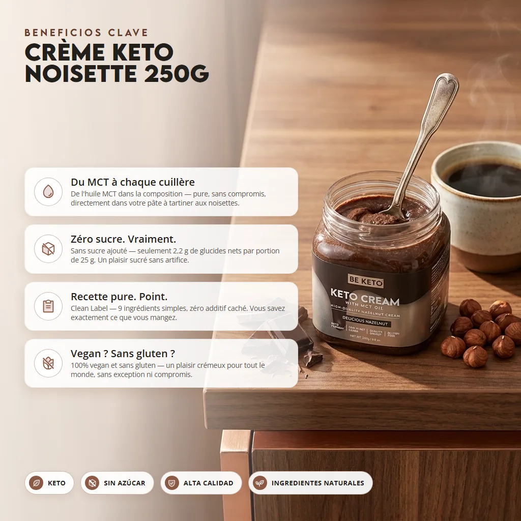 Crema Keto™ Avellana 250g