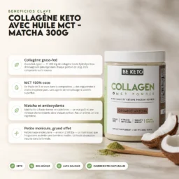 Colágeno keto con mct – matcha 300g